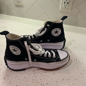 Converse Black and White High-Top Sneakers